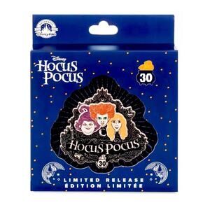Disney Hocus Pocus 30th Anniversary 3 Sisters Jumbo Pin Limited Release Sealed